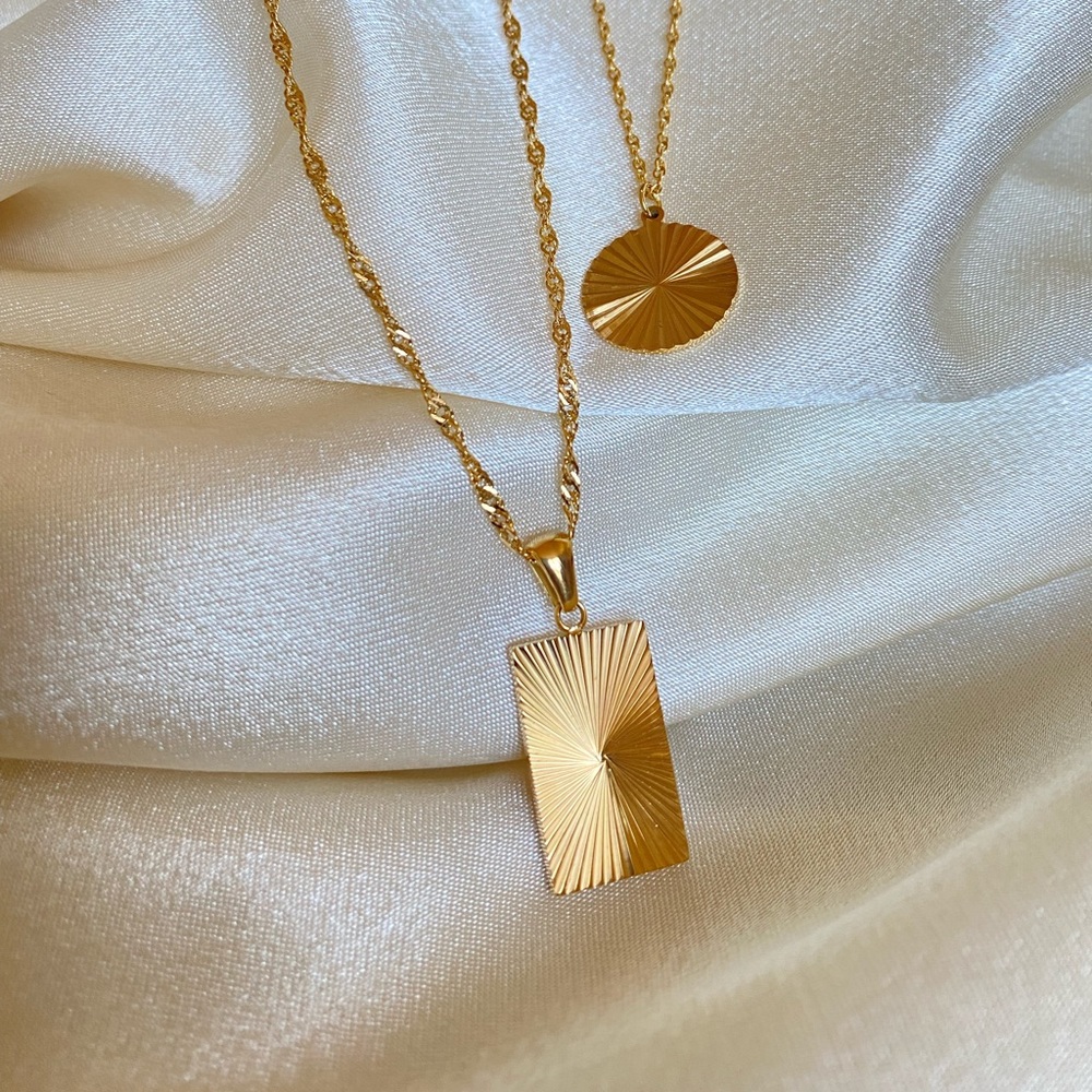 18K gold plated necklaces